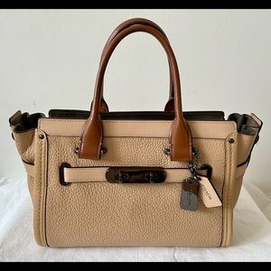 Coach Swagger 27 Color Block Bag